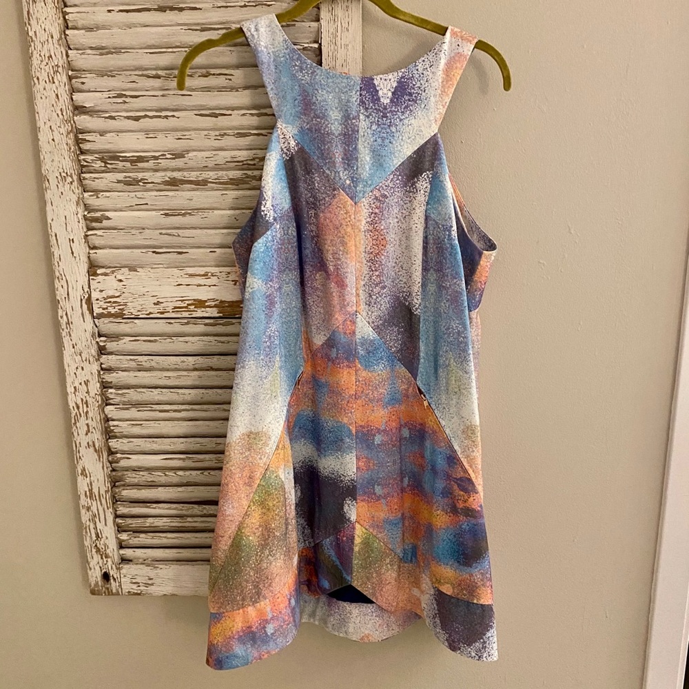 Beautiful multi color cocktail dress